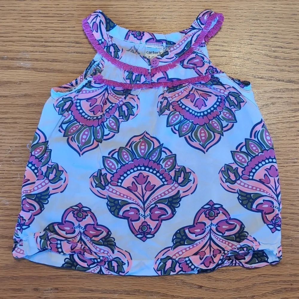 Carter's 18 Month Girls Bundle Short Sleeve Onesies and Tank Tops - Picture 11 of 16
